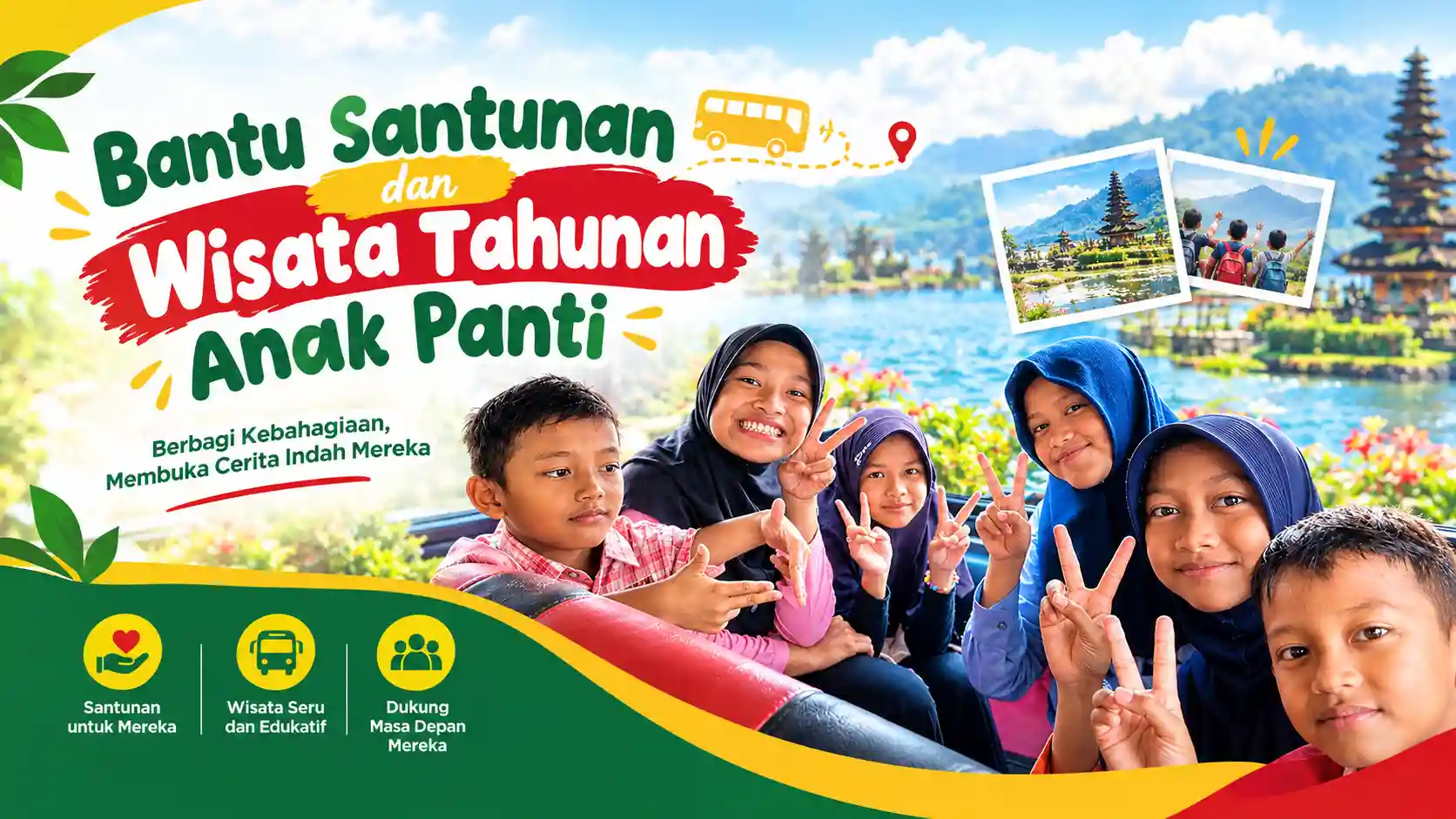 Bantu Santunan dan Wisata